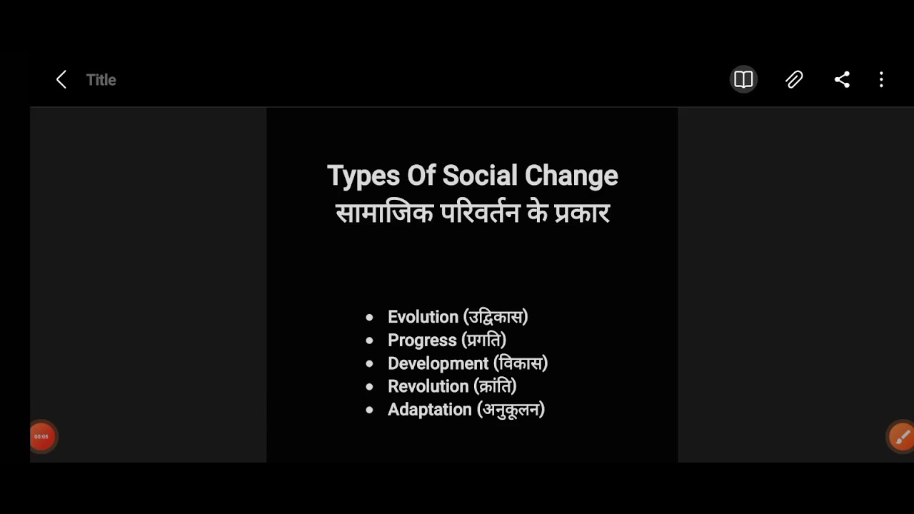 Development (Social Change Types ) : 3 #Sociology || For #BA ||