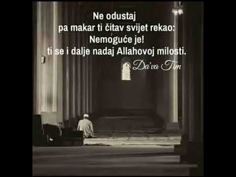 Prof. Hajrudin Ahmetovic---Znas li ti tko je Allah ( EMOTIVNO )