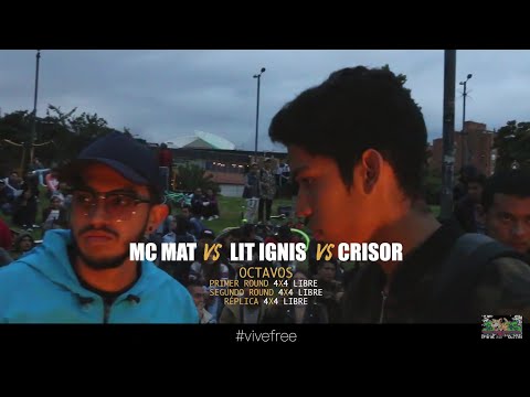 MC MAT vs LIT IGNIS vs CRISOR -- codigo de barras liga de freestyle -edicion especial