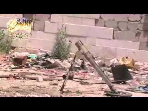 استهداف قوات النظام بقذائف الهاون على جبهة العباسيين في دمشق من قبل لواء رجال الأثر