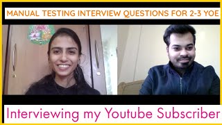 Download the video "Software Testing Mock Interview for 2-3 YOE | Manual Testing Mock Interview | SoftwareTestingbyMKT"