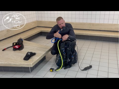 Setup Dive Equipment - PADI Open Water Diver Course demo [1/24]