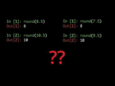 Python Oddities: did you know THIS about the round() function? #python #programming