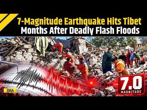 7 Magnitude Strikes Tibet, Months After Deadly Flash Floods