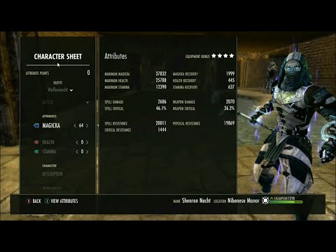ESO PvE Solo Magicka Sorcerer Build Guide
