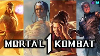 MORTAL KOMBAT 1 - All Characters - Full Arcade Ladder Endings!