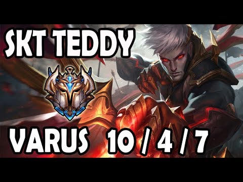 SKT Teddy VARUS vs VLADIMIR (ADC) Ranked Challenger Korea