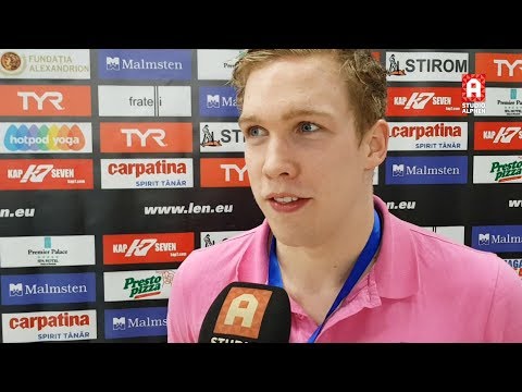 Interview Jort Stienstra na Steaua Boekarest - AZC Alphen (LEN Champions League)