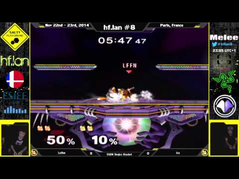 hf.lan 8 - Leffen (Fox) Vs. Ice (Fox) - SSBM Singles Grand Final