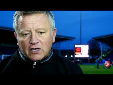 Chris Wilder's Chesterfield reaction