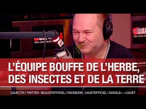 L'équipe bouffe de l'herbe, des insectes et de la terre - C’Cauet sur NRJ
