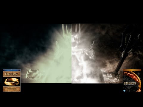 Lord of the Rings Extended Blu Ray Remastered Comparison