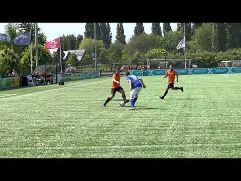 V.V. De Meern 1 tegen Argon 1 van 27 mei 2023. Actie Daimios Damkalis