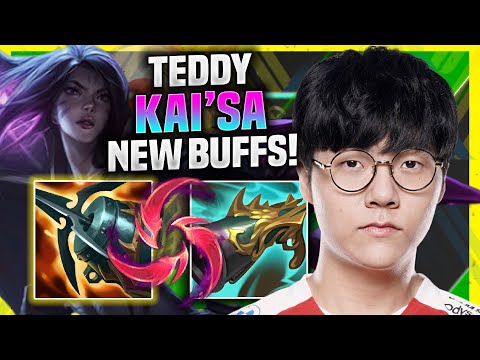 TEDDY TRIES KAI'SA WITH NEW BUFFS! - T1 Teddy Plays Kai'sa ADC vs Samira! | Season 11