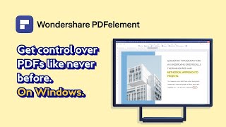 Wondershare PDFelement Professional: Perpetual License (For Windows)