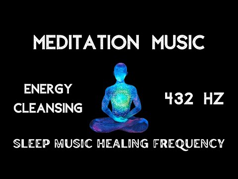 Sleep Music 432hz, 24 Hour Wave Healing Frequency Black Screen I Chakra Balancing Music