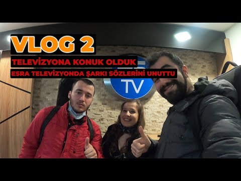 TELEVİZYONA ÇIKTIK! ESRA SÖZLERİ UNUTTU! Gece Tarifesi Günlük Vlog