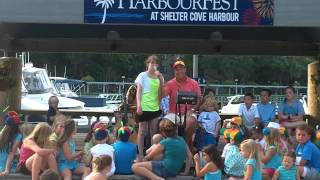 Melanie singing at the Shannon Tanner Show on Hilton Head Island July 2013