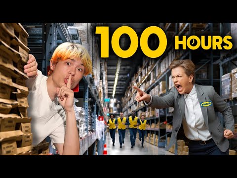 I SECRETLY LIVED IN IKEA FOR 100 HOURS
