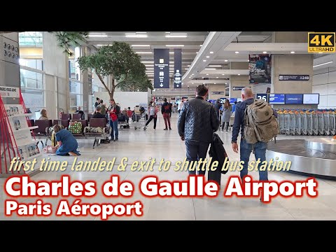 Charles de Gaulle Airport❗First Time landed at Aéroport de Paris - Walking around CDG 🇫🇷 [France]❕