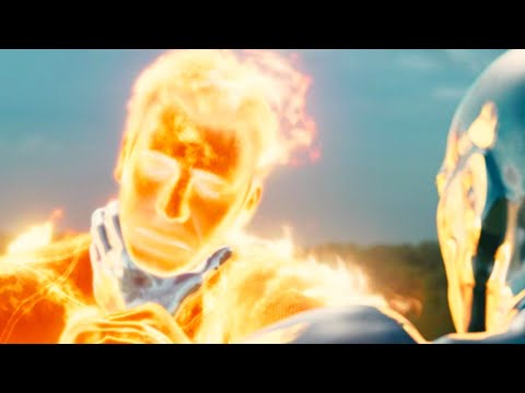 Silver Surfer VS Human Torch ''CLIP'' | Fantastic 4: Rise of the Silver Surfer | Movie Scene 2007