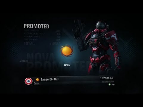 Halo Reach: Nova rank up game