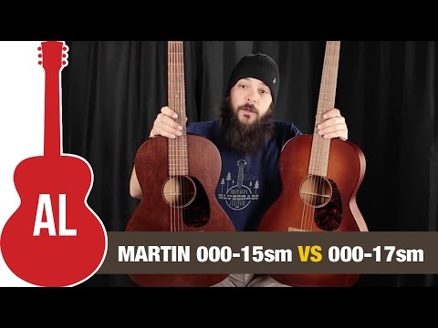 Martin 000-15SM vs 000-17SM Guitar Comparison