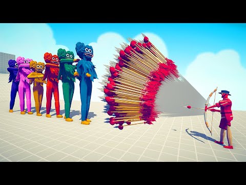 RAINBOW HUGGY WUGGY vs EVERY GOD - Totally Accurate Battle Simulator TABS