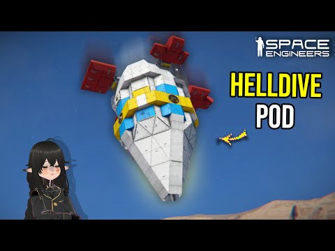 Space Engineers vs Helldivers Drop Pod