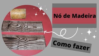 N de madeira- Como fazer