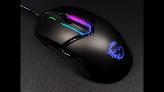 MSI 微星 CLUTCH GM30 電競滑鼠：設定/燈光特效/遊戲操作