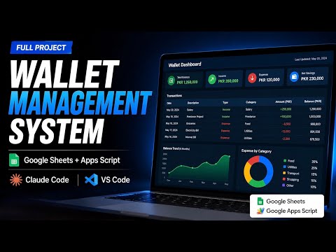How to Build a Wallet Management System – Claude Code + Google Apps Script + Google Sheets