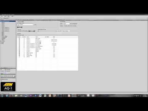 AEM AQ-1 Drag Race Configuration Software Set Up