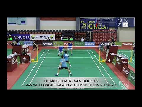 Spain International | QF (MD) Man Wei Chong-Tee KAI Wun VS Philip Birker-Dominik Stipsits