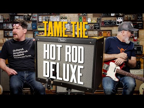 Fender Hot Rod Deluxe 3-Channel 40-Watt 1x12" Guitar Combo 1996 - 2001 - Black image 4