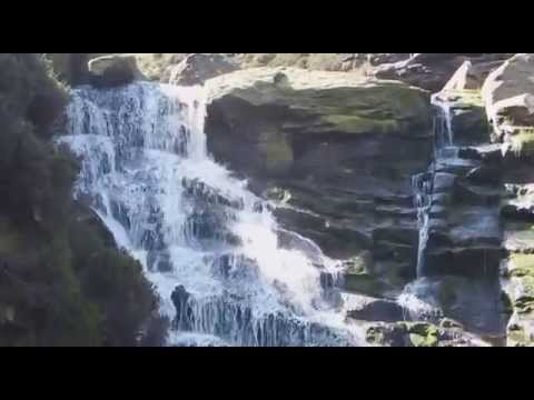 Dovestones reservoir. Waterfall. Fujifilm SL1000