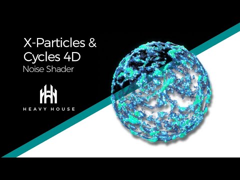 Cycles4D X-Particles Noise Shader