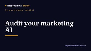 Marketing AI Bias Audit — EU AI Act, GDPR, DSA & FTC