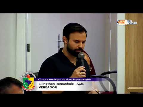 1ª Sessão Extraordinária da Câmara Municipal de Nova Esperança