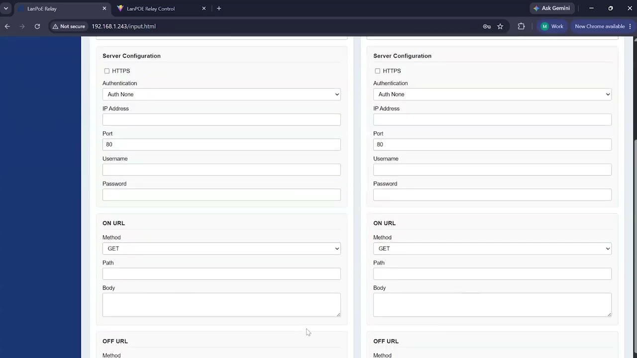 Web App Remote Control: Navigation