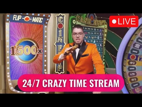 24/7 CRAZY TIME LIVE 😱 WINS EVERY HOUR! 💰