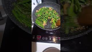 Asparagus with mushrooms #asparagus #mushrooms