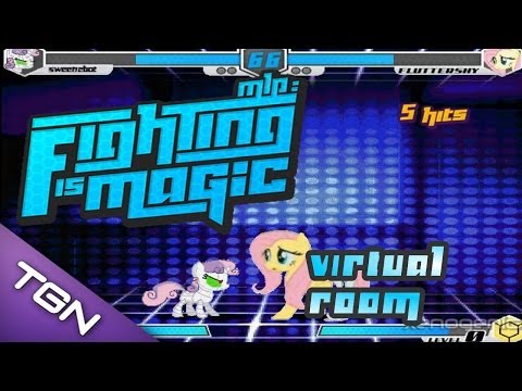 Fighting is Magic: Virtual Room (Sweetie Bot vs Fluttershy)