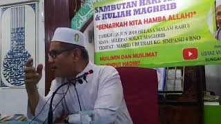 Download lagu Ustaz Wan Hizam- Benarkah kita hamba Allah??- Masjid Ubudiah Bagan Nakhoda Omar mp3