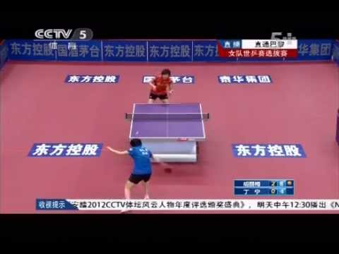 2013 China Trials for WTTC: Ding Ning - Hu Limei [Full Match/Chinese]