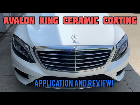 Avalon King ceramic coating application and REVIEW