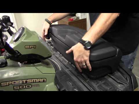 Kolpin Front Trailbox on a Polaris Sportsman 500