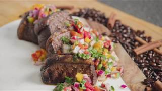 Smoky Chili Rubbed Coulotte with Red Pepper Salsa (ButcherBox Coulotte Roast | Reverse Sear)