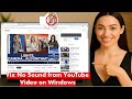 Fix No Sound From YouTube Video On Windows Solve YouTube Audio Problem