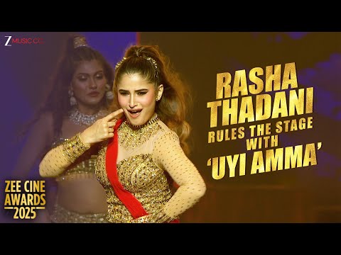 Rasha Thadani Rules the Stage with ‘Uyi Amma’ at Zee Cine Awards!🔥 | Amit Trivedi, Madhubanti